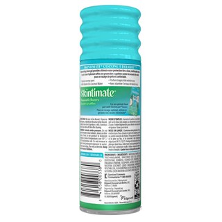 Bọt cạo lông Skintimate màu xanh