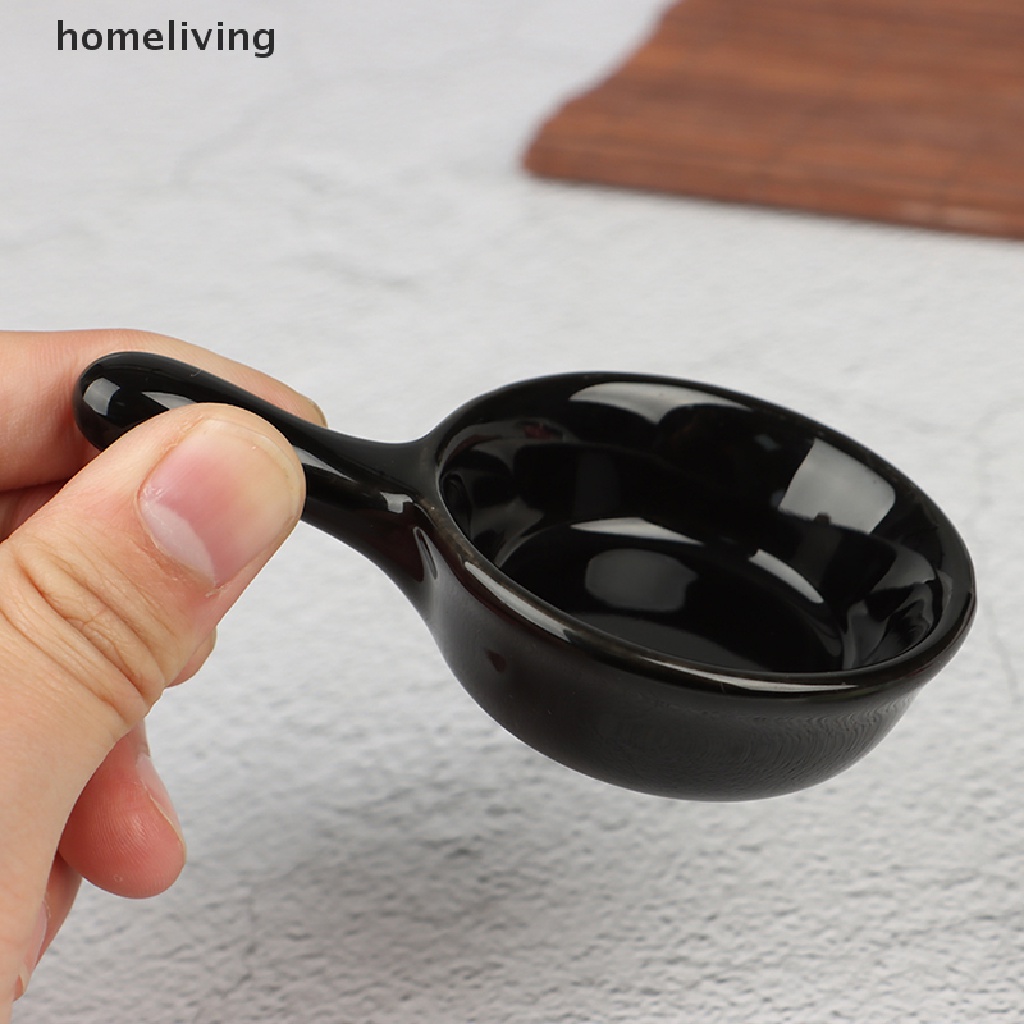 1 Nồi Sứ Nấu Ăn Mini 9.5 * 6cm Tỉ Lệ 1 / 6 Trang Trí Nhà Búp Bê