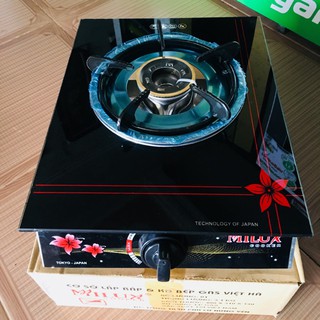 (SALE) [Sale] Bếp ga đơn mặt kính Milux sang trọng .