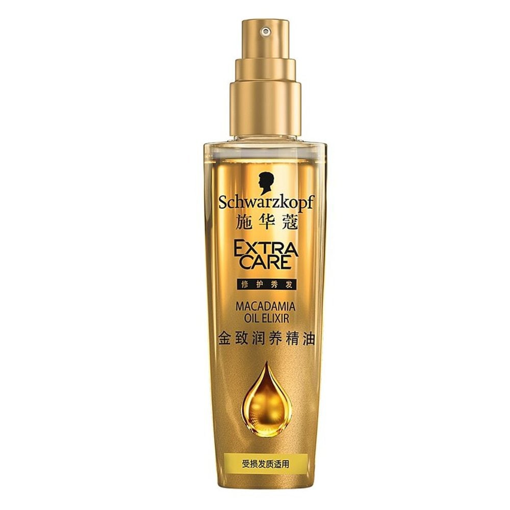 Tinh Dầu Dưỡng Tóc Schwarzkopf Extra Care Macadamia Oil Elixir Phục Hồi Sâu Cho Tóc Chẻ Ngọn 80ml