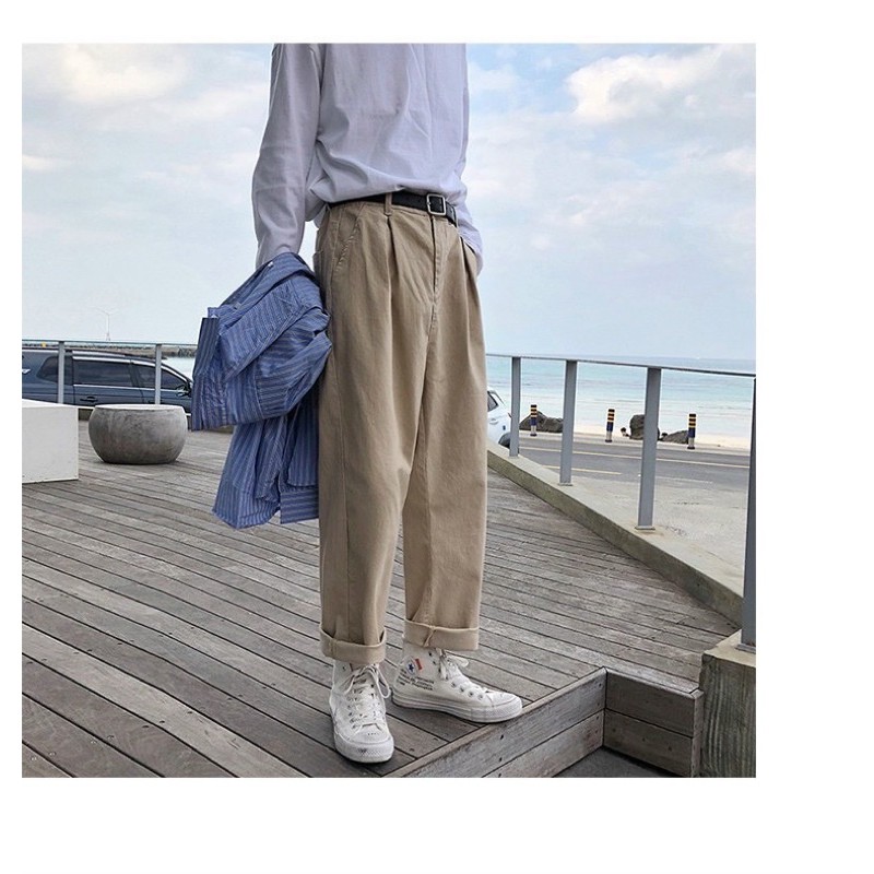 Quần kaki màu be vintage | BigBuy360 - bigbuy360.vn