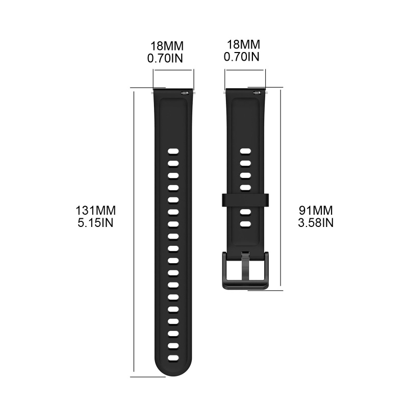 Dây Đeo Tay Bằng Silicone Chống Trầy Chống Mồ Hôi Điều Chỉnh Được Cho Realme Band2 / Realme Band2
