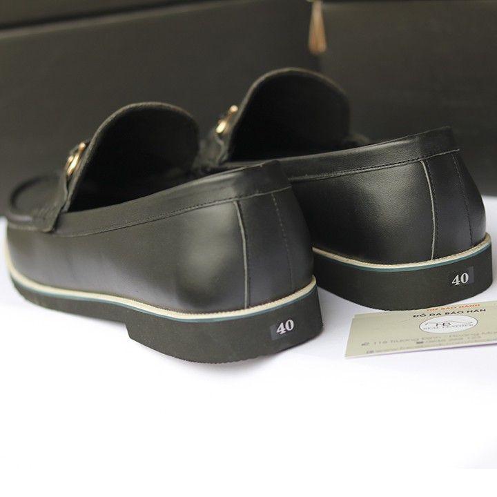 Giày Lười Nam Da Bò Cao Cấp Mã GL33- Hàng Xuất Dư Full Box.