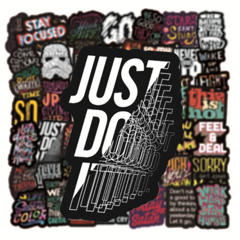 50 Miếng dán trang trí đa dụng độc đáo chất lượng cao