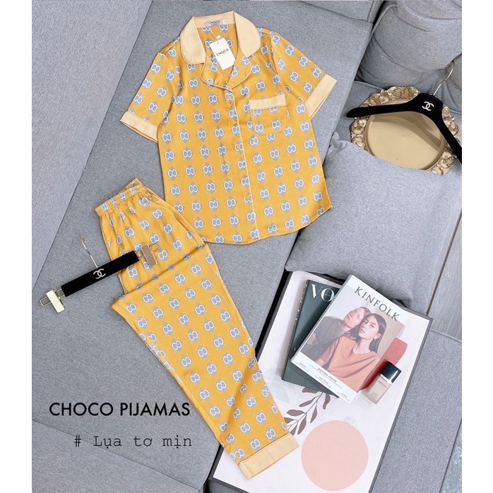 Tổng hợp Bộ đồ ngủ lụa ngắn tay mặc nhà SAM - CHOCO bộ mặc nhà đẹp KH chọn mẫu gửi ảnh inbox để được tư vấn nhanh nhất