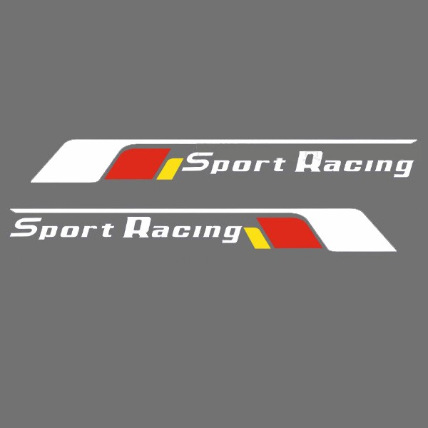 Tem dán cửa xe ô tô Sport Racing 2