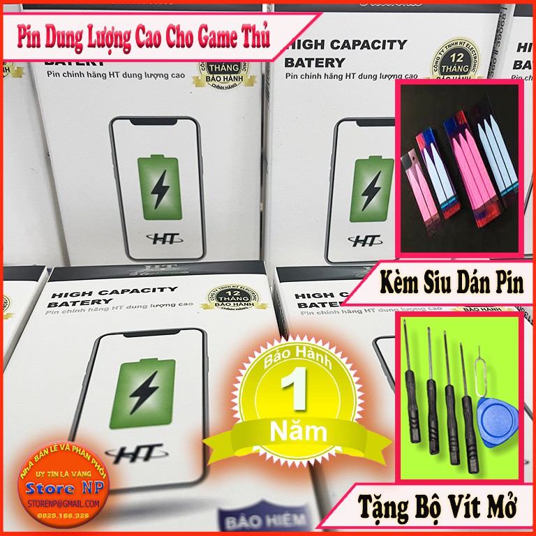 Pin ip Dung Lượng Cao HT Electronic Dành Cho Game ThủHT Electronic