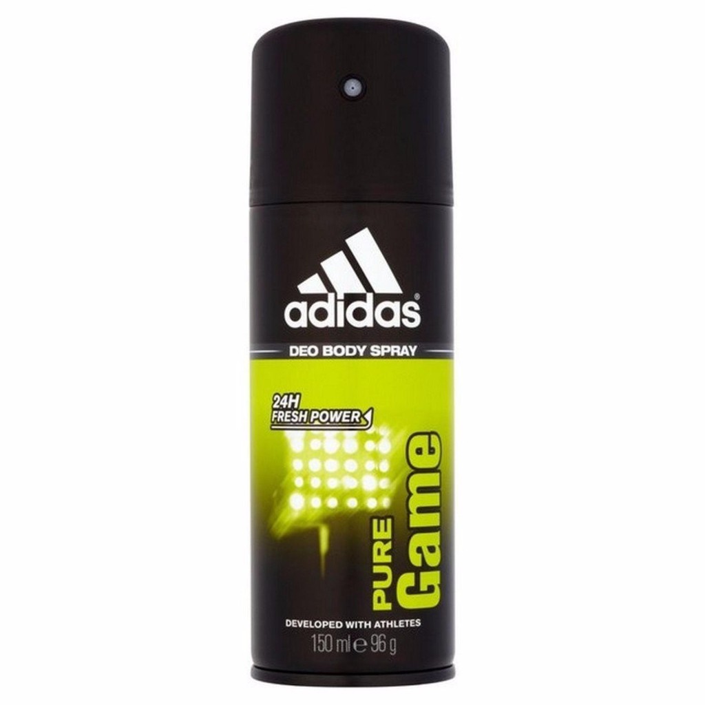 Xịt khử mùi nam ADIDAS Deo Body Spray 24H Fresh Power 150ml #Pure Game