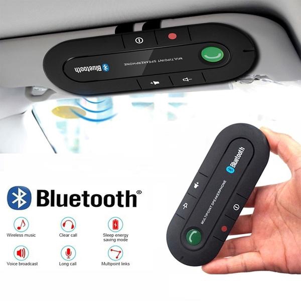 Bộ phụ kiện rảnh tay Bluetooth Bộ loa không dây Bluetooth Điện thoại MP3 Music Player Sun Visor Clip Loa ngoài