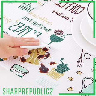 PE Waterproof Kitchen Cupboard Shelf Drawer Liner Table Mat Placemat Red