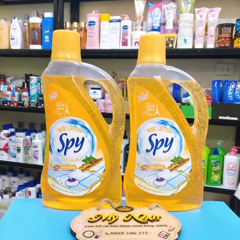 nước lau sàn spy