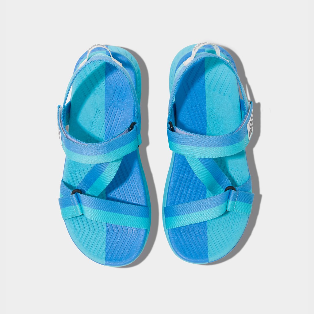 Giày Sandals Nam Nữ Unisex Shondo F7 Half Xanh Ngọc Xanh Dương F7H3032