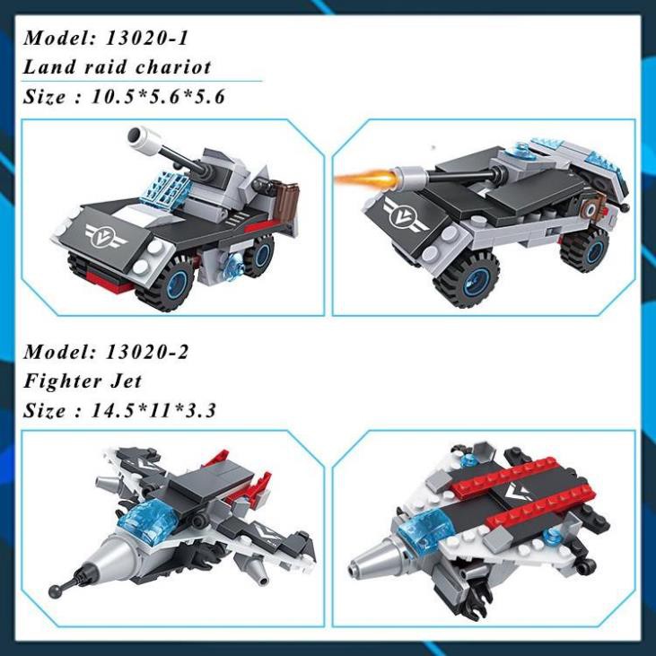 Đồ chơi lắp ghép Đồ Chơi Lắp Ráp Trẻ Em -TÀU CHIẾN MECH-ROBOT Cao 40 cm - LEGOSTYLE