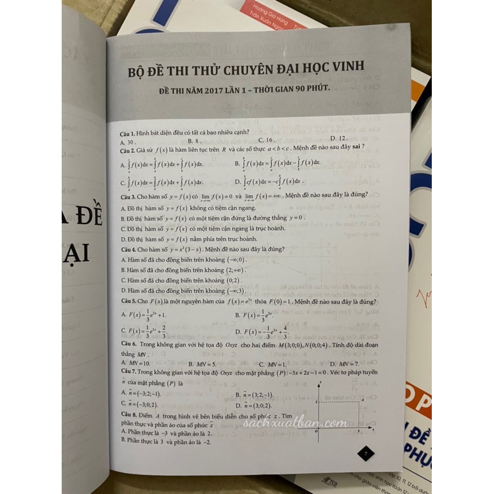 Sách TOP 1 THPT - Luyện Đề Tốt Nghiệp Chinh Phục Điểm 9+