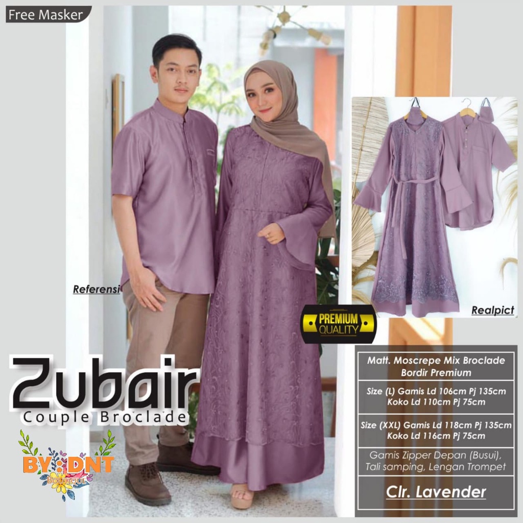 Áo thun cặp đôi in chữ zubair | BigBuy360 - bigbuy360.vn