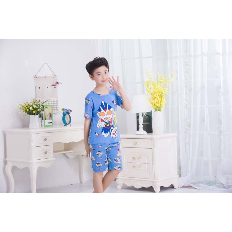 Set áo thun tay ngắn &amp; quần short cho bé trai