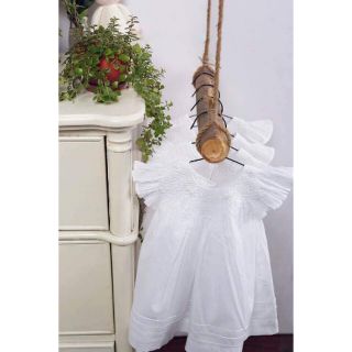 Váy smock trắng tinh khôi