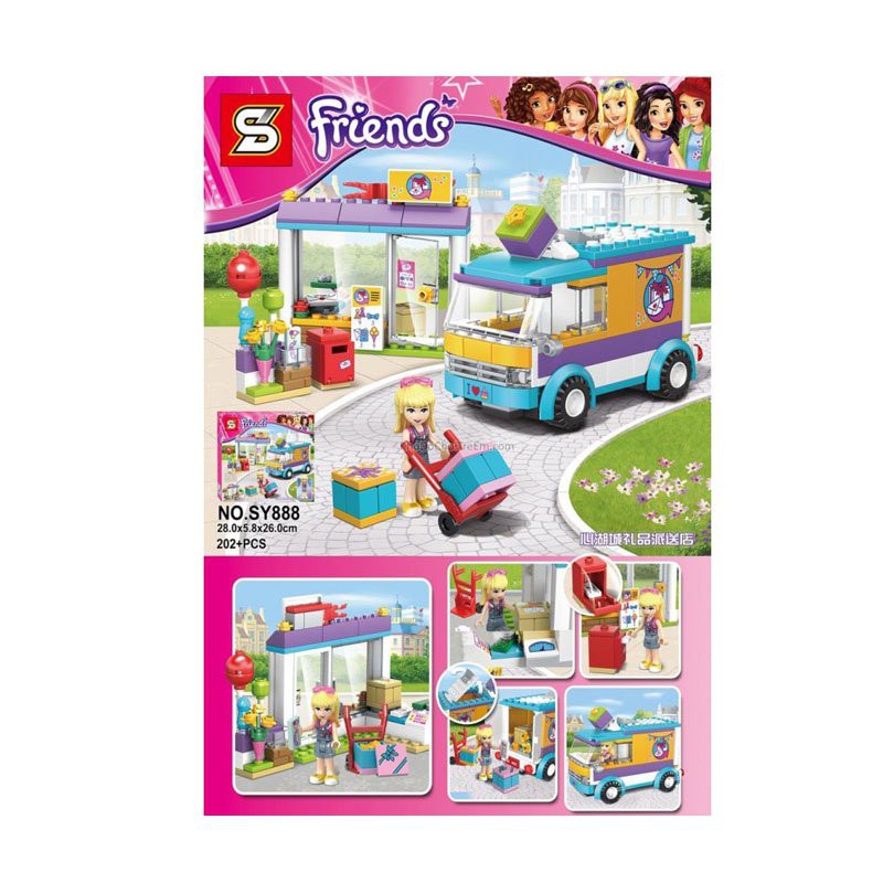 Lắp ráp Lego 💖𝑭𝑹𝑬𝑬𝑺𝑯𝑰𝑷💖 đồ chơi lắp ráp - LEGO FRIENDS DỊCH VỤ VẬN CHUYỂN GIAO HÀNG