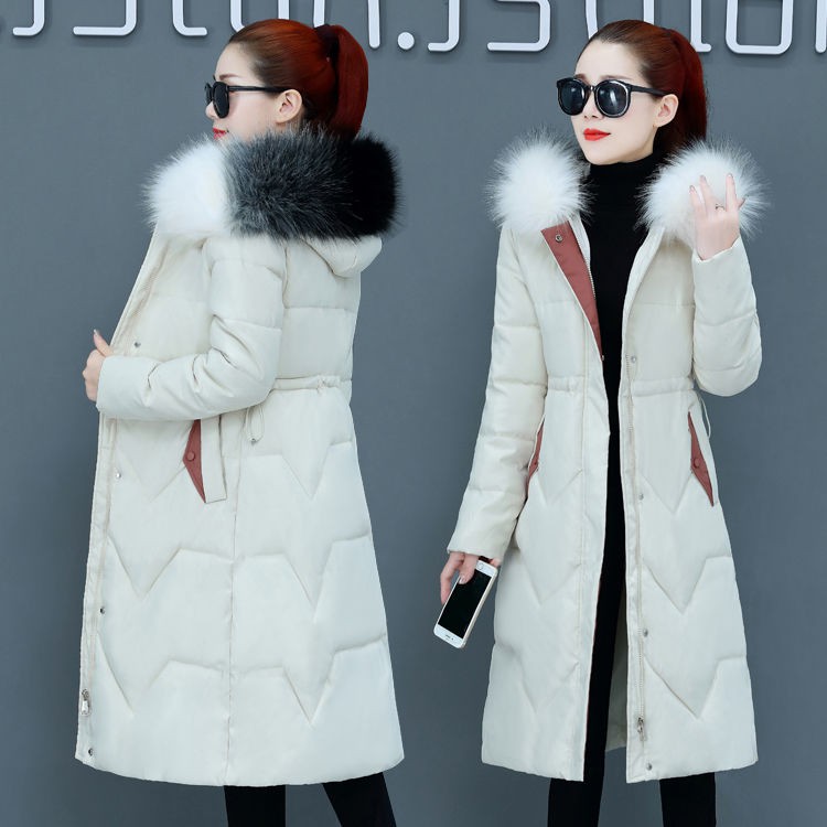 (D356) Áo khoác phao dáng dài mũ lông màu sắc trang nhã kiểu dáng thiết kế thời trang tinh tế cực kỳ ấm áp đón đông sang | BigBuy360 - bigbuy360.vn