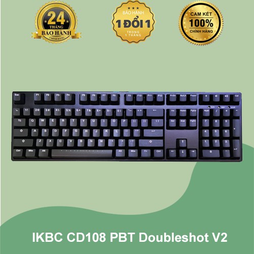 Bàn phím cơ IKBC CD108 PBT Doubleshot V2 - 2021 - Hàng Chính Hãng (Có ship hỏa tốc)