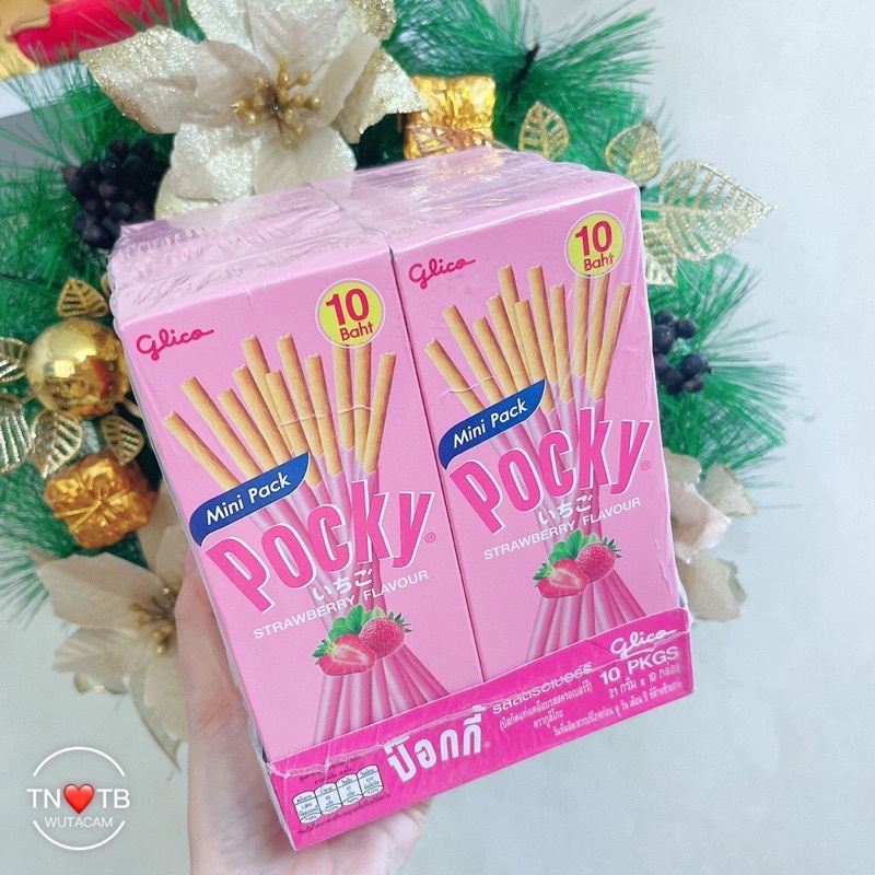 [HÀNG MỚI VỀ] 01 Hộp Bánh Pocky Dâu Thái Lan