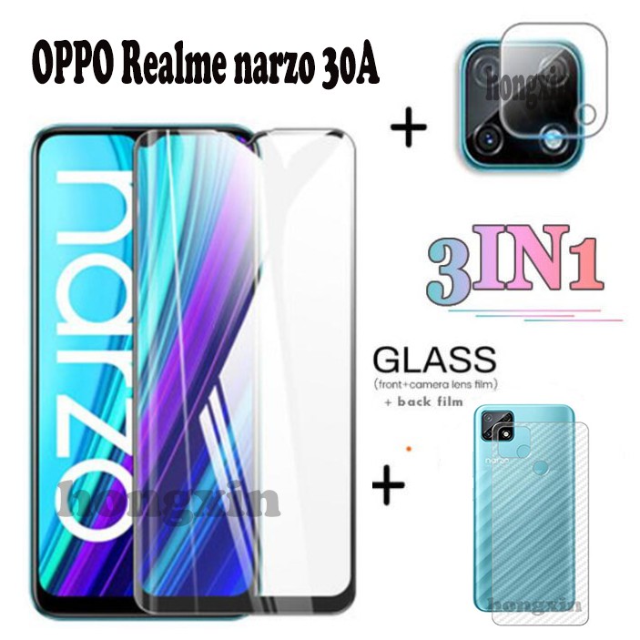 Kính Cường Lực Bảo Vệ Camera 3 Trong 1 Cho Oppo Realme Nro 30a / 30pro 5g X3 Superooo V13 V15 Q2 Gt Neo Realme 8 Pro