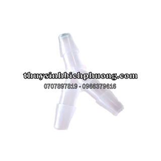 COMBO 3 CHỮ Y - 8 LY CHIA 2 LUỒNG CHO MÁY OXY LỚN, MÁY BƠM NHỎ | PHỤ KIỆN OXI THỦY SINH BÁN CẠN
