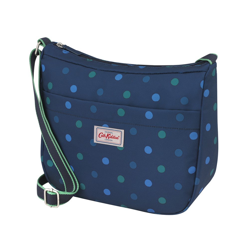 Cath Kidston - Túi đeo chéo Power Spot Medium Recycled Zip Messenger - 984041 - Navy