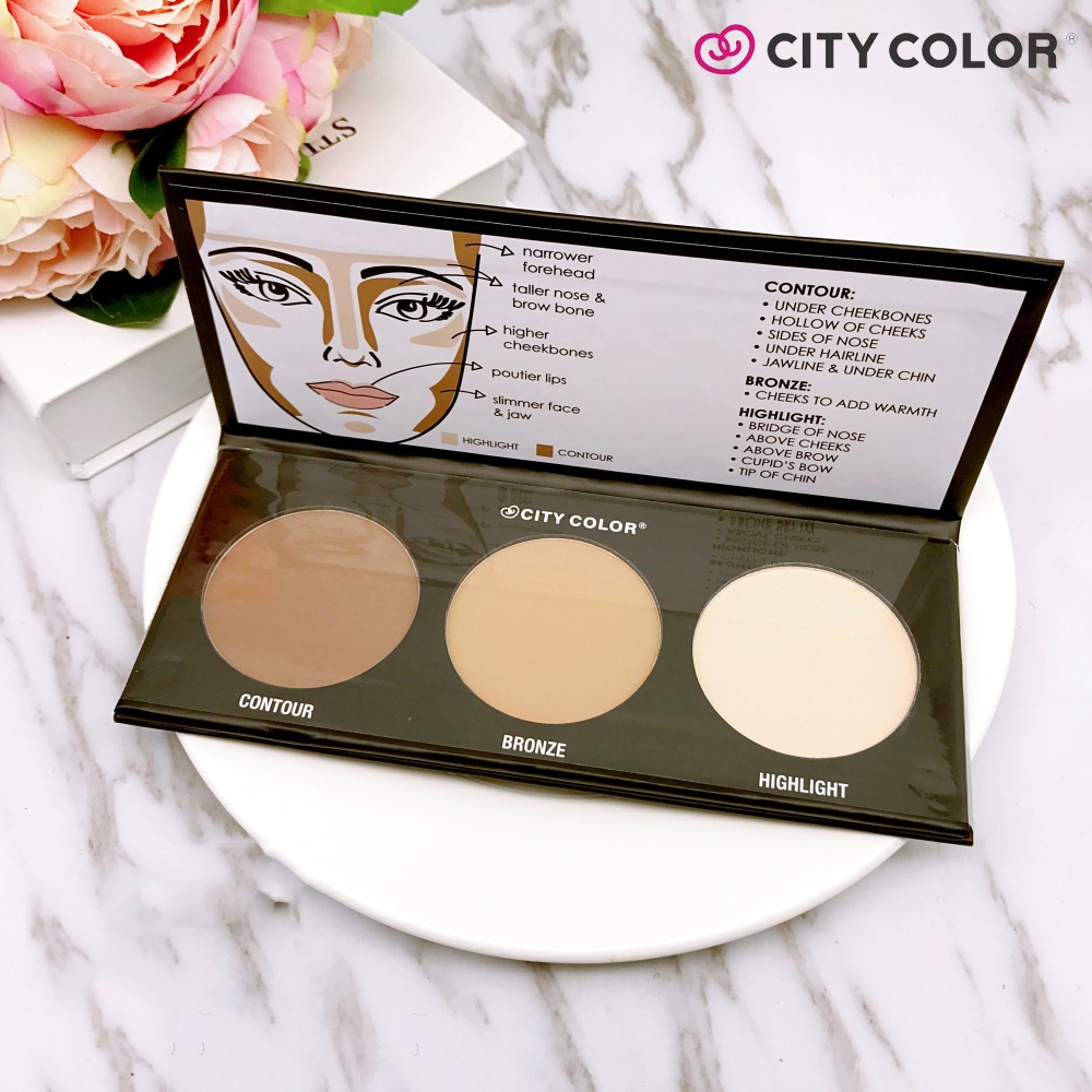 BẢNG TẠO KHỐI CITY COLOR CONTOUR EFFECTS PALETTE 3 ô