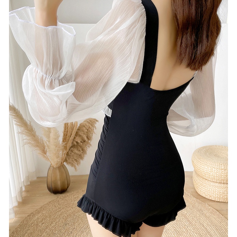 Có thể bán buôn One Piece Áo tắm Dài tay Bảo thủ Bathing Suit Fairy for Woman Hàng giao ngayVermont055