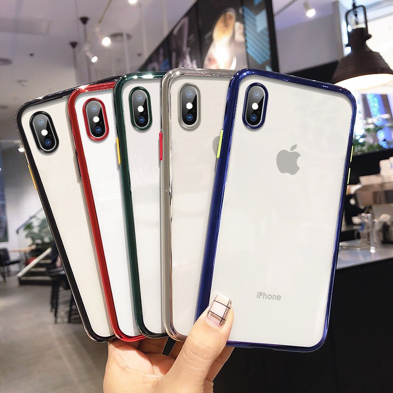 ỐP, Ốp lưng iphone Trong suốt viền bóng 5/5s/6/6plus/6s/6s plus/6/7/7plus/8/8plus/x/xs/xs max/11/11 pro/11 promax HÀNG C