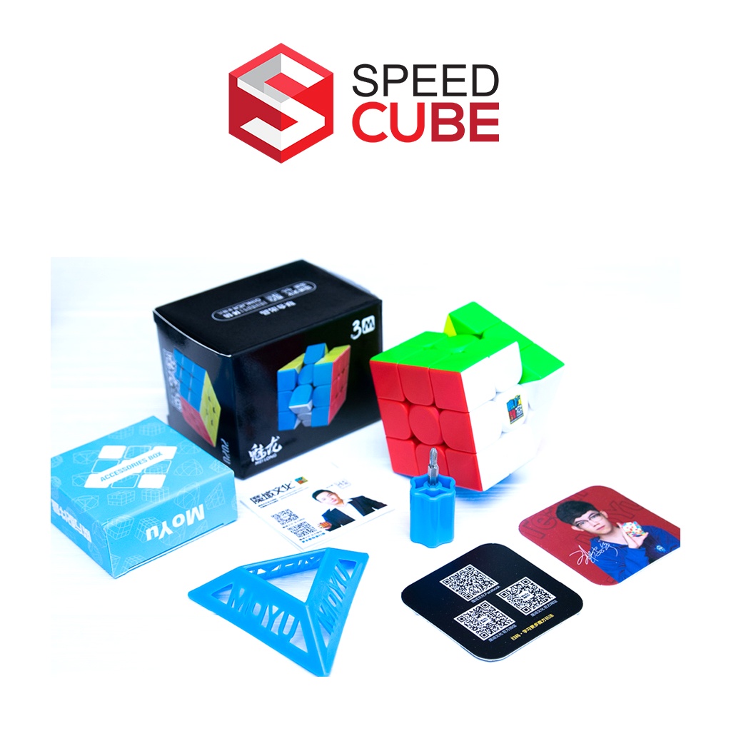 Rubik 3x3 moyu meilong 3M Có Nam Châm Stickerless Rubic Chính Hãng Moyu - Shop Speed Cube