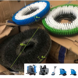 Bàn chải mềm chải thảm nền nhà, bàn chải cứng Máy chà sàn 17inch, Miếng pad đánh sàn. phớt chà sàn