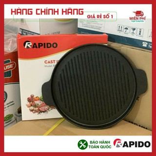 Chảo gang nướng bếp từ chính hãng Rapido24-26cm