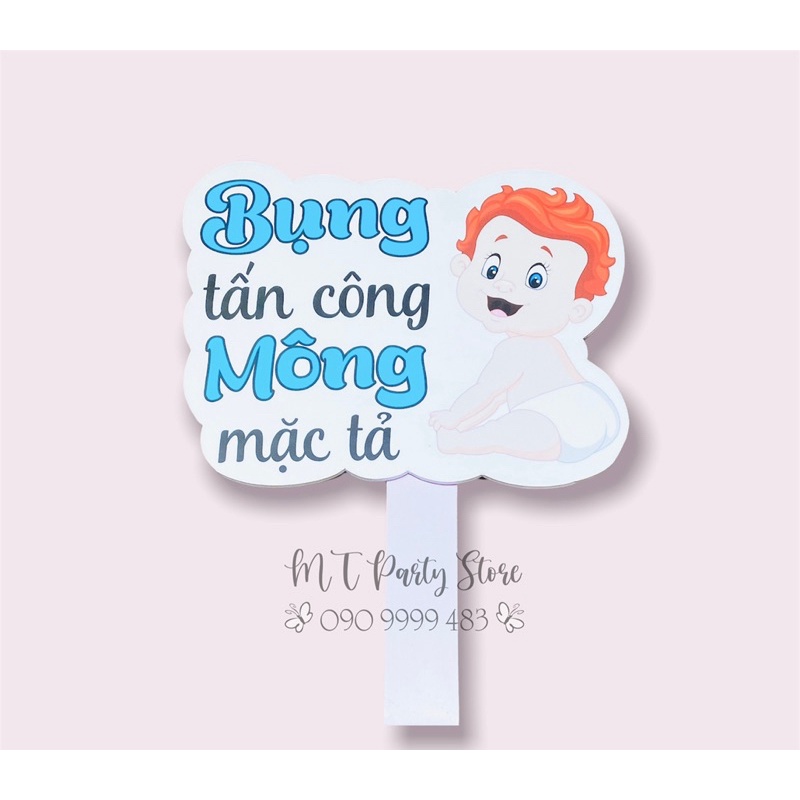NEW - Hashtag thôi nôi, sinh nhật - Phụ kiện chụp ảnh cầm tay