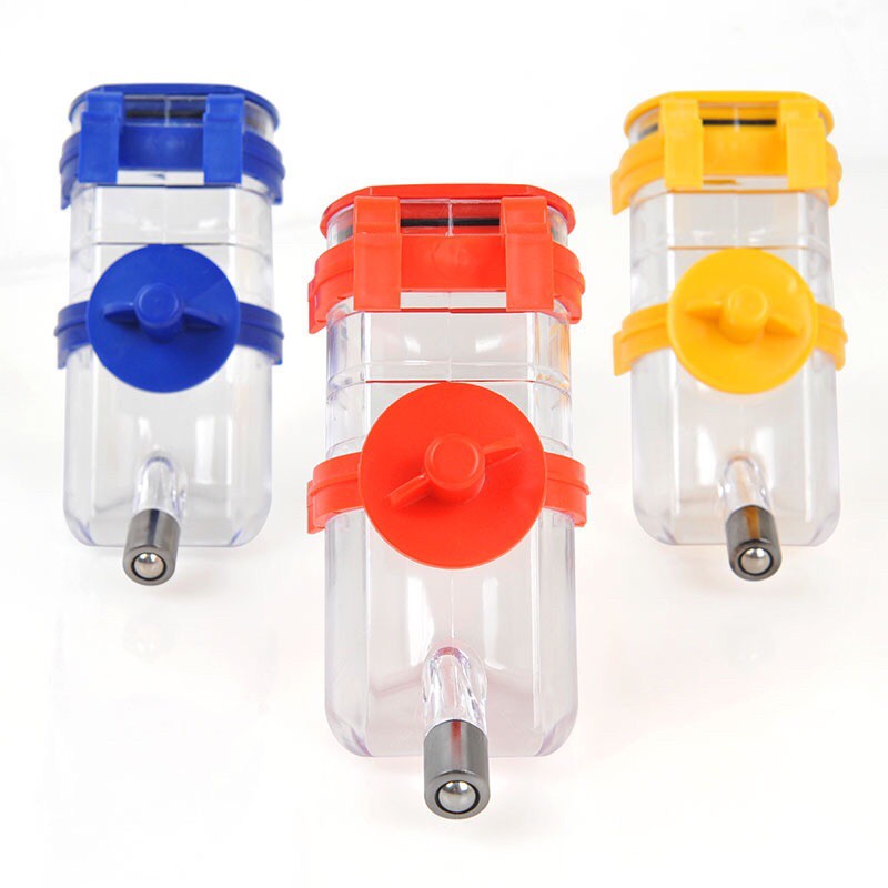 Bình Nước Cấp Nước Tự Động Gắn Chuồng Cho Chó Mèo 350ml
