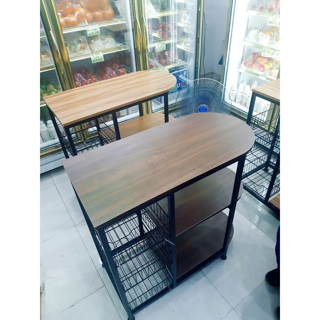 Kệ để lò vi sóng, lò nướng 3 ngăn YL176 80x38x37 cm | BigBuy360 - bigbuy360.vn