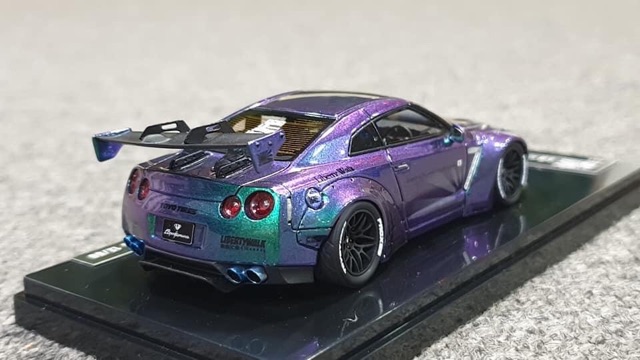 Xe Mô Hình Nissan GTR R35 Liberty Walk 1:43 Onemodel (Chameleon)