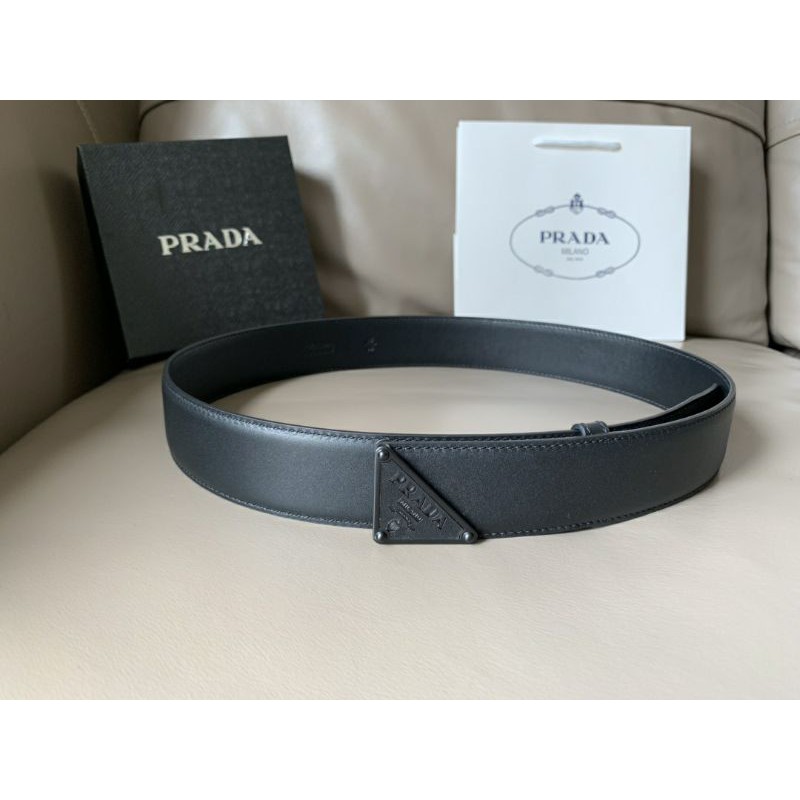 Thắt lưng, dây lưng nam da nhập khẩu Prada Saffiano