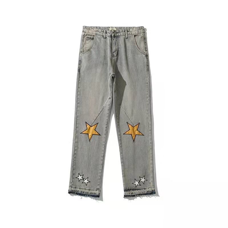 Quần Jeans Dài Ống Rộng Lưng Cao Thời Trang Đường Phố Mỹ Mới Năm 2021 Dành Cho Nữ