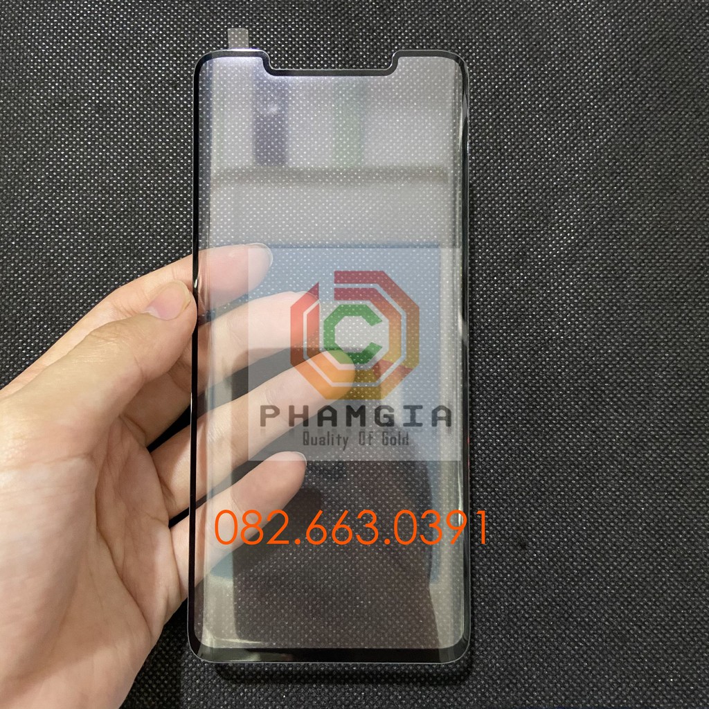 Kính cường lực Huawei Mate 20 pro full keo, full màn hình chuẩn đẹp
