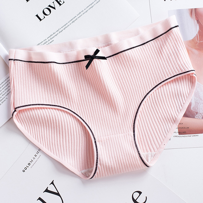 M~2XL Tuote Ready Stock Women's Panties Cotton Bowknot Briefs Low Waist Lingerie Female Underwear | BigBuy360 - bigbuy360.vn