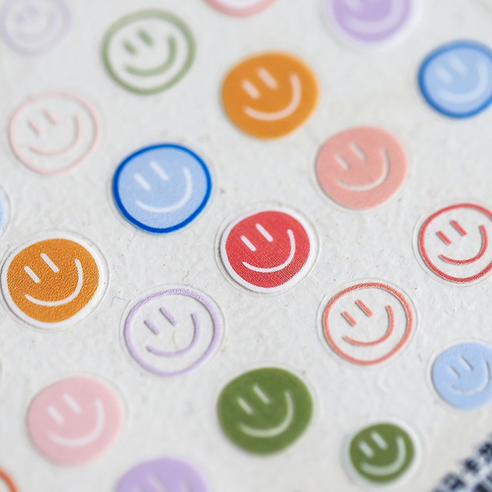 [Hàng mới về] Nhãn Dán Trang Trí Móng Tay Hình Hoa Cười Xinh Xắn