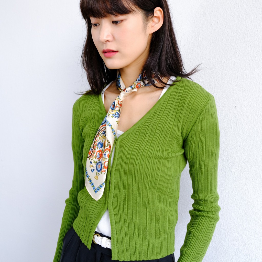 [gwilee] front hook slim cardigan - Áo khoác len Hàn Quốc | BigBuy360 - bigbuy360.vn