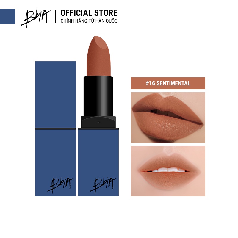 Son Thỏi Lì Bbia Last Lipstick Version 4 (5 Màu) 3.5g - Bbia Official Store