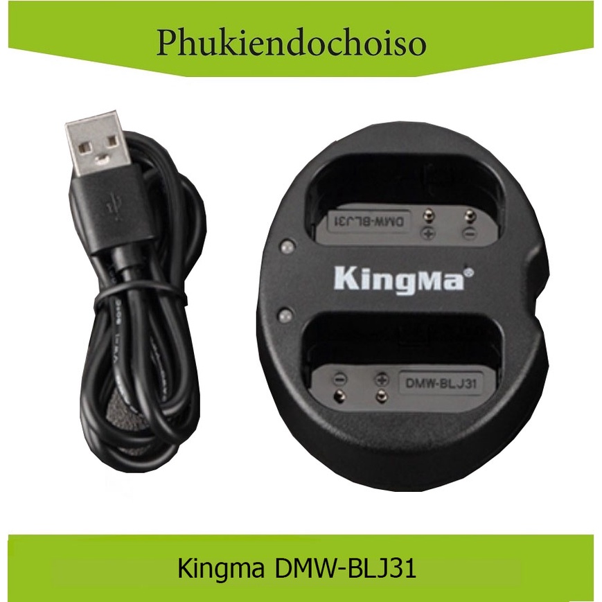 Sạc đôi Kingma cho pin Panasonic DMW-BLJ31