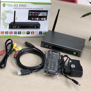 Tivi box 4K Ram 2Gb Kiwi S2 pro