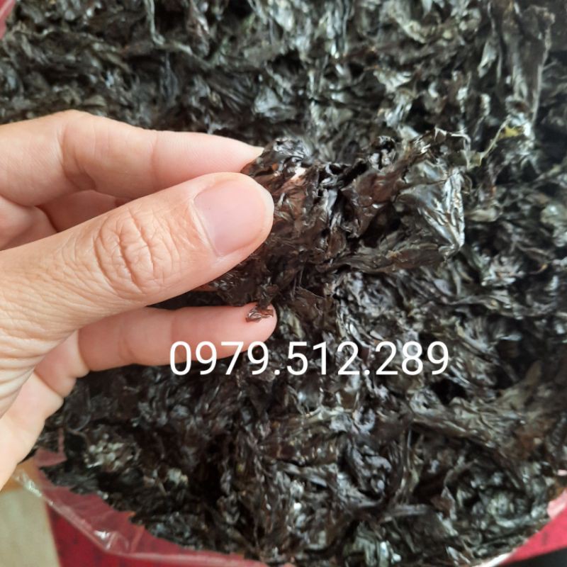 250gr rong mứt nấu canh/rong biển làm cháy tỏi/rong biển sấy giòn