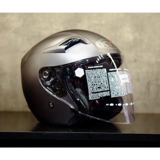 Mũ bảo hiểm 3/4 hai kính KYT VENOM ANTHRACITE MATT ( Ghi nhám)