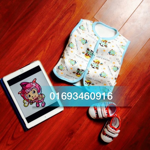 Áo gile nỉ lông cho bé 0-3,5t